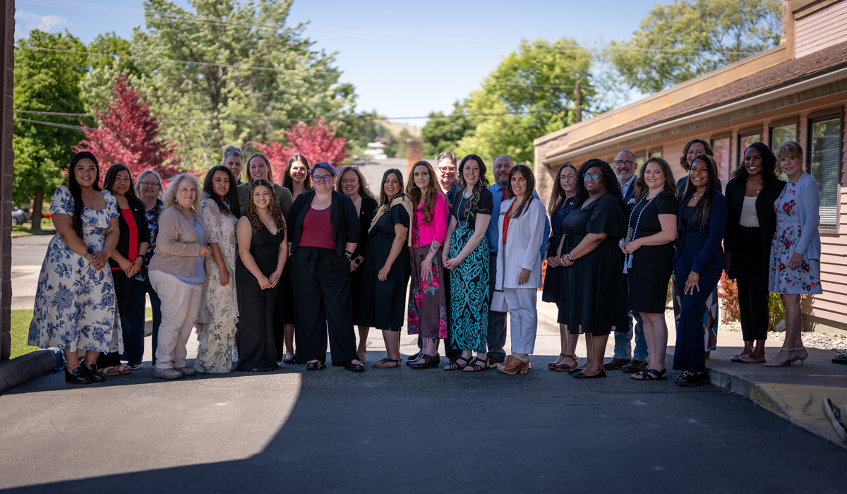 2026 LPN Nursing graduates group photo.