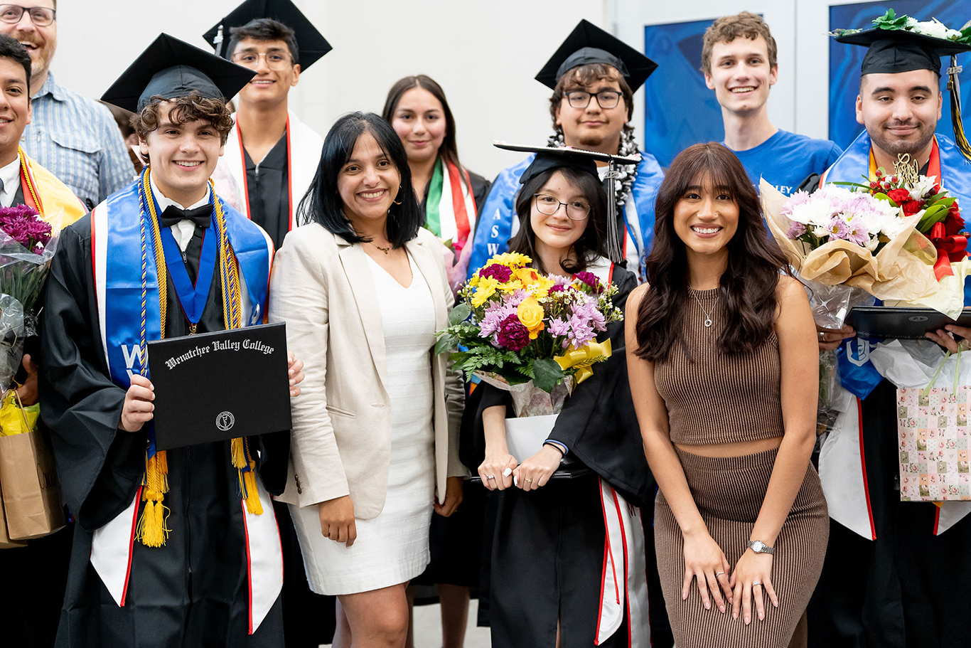 Photo of WVC MESA students at graduation